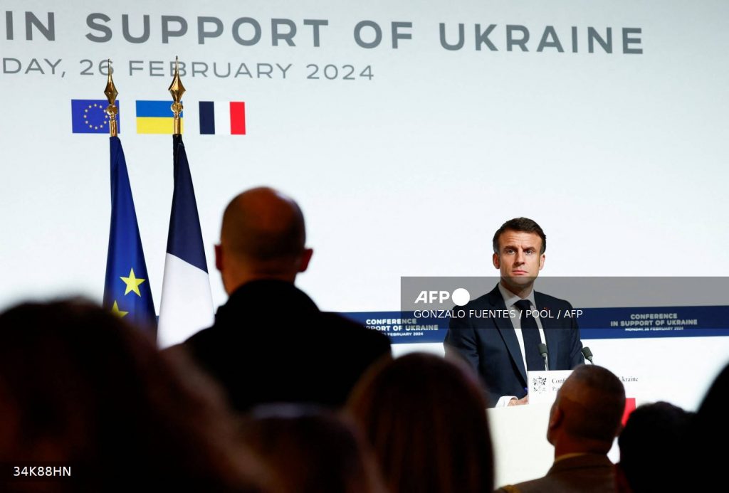 Ukraine: Macron affirme que l'envoi de troupes occidentales à l'avenir ne peut "être exclu", Magazine Pages Jaunes