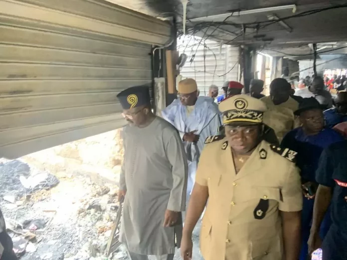 Marché central de Douala : plusieurs boutiques en fumée