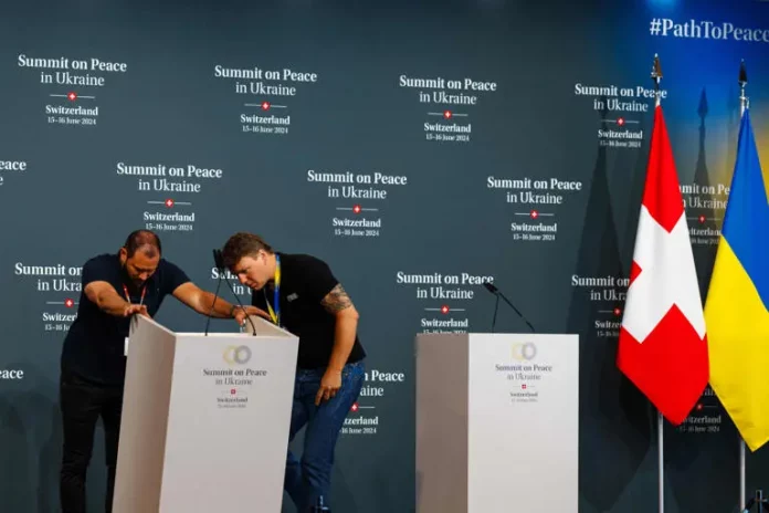 En Suisse, deux jours de sommet pour la paix en Ukraine avec des ambitions mesurées