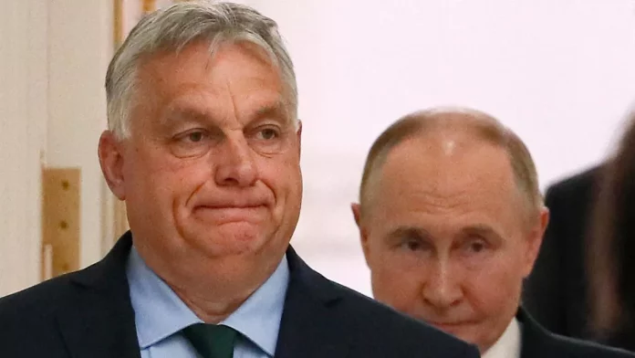 Poutine redit ses exigences sur l’Ukraine en recevant Orban, désavoué par l’UE