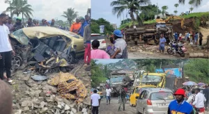 Un terrible accident de voiture