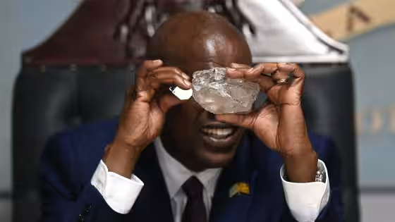 Le deuxième plus gros diamant au monde découvert au Botswana