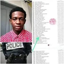 Junior Ngombe admis au concours des inspecteurs de police