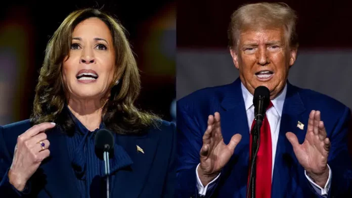 Trump et Harris au coude-à-coude dans trois Etats-clés