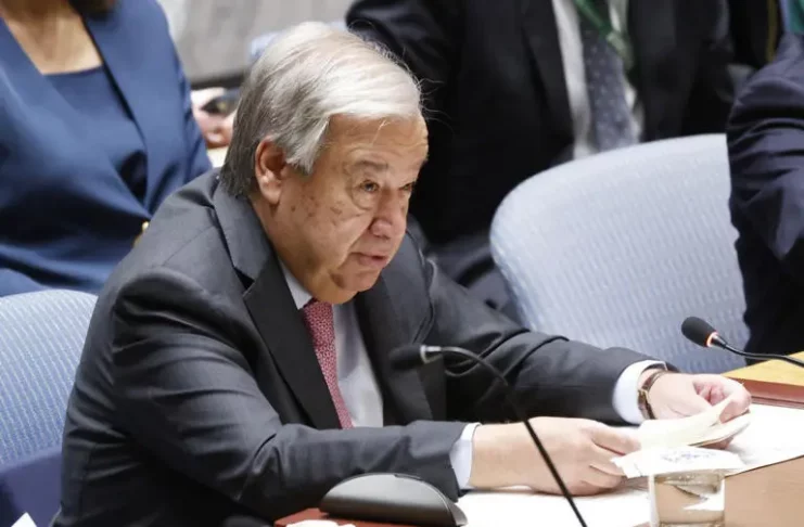 Antonio Guterres fustige le cycle de violences au Proche-Orient