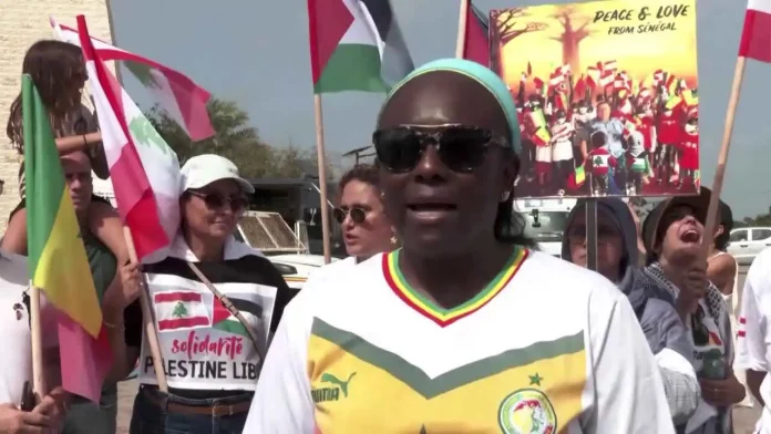Marche à Dakar contre l’offensive d’Israël au Liban, 117 Sénégalais rapatriés