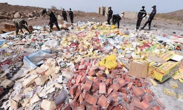 Lutte contre la contrebande: des produits pharmaceutiques saisis et détruits à l’Ouest