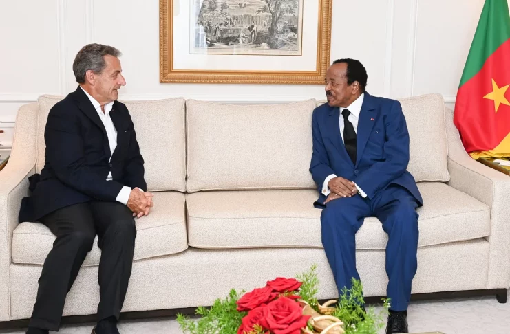 Nicolas Sarkozy au Cameroun