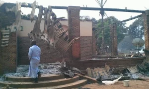 Bamenda un incendie