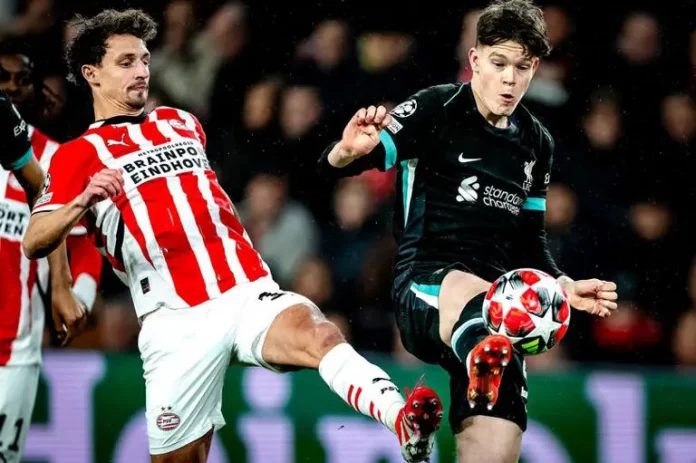 C1: Liverpool concède sa première défaite européenne de la saison au PSV