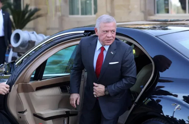 Rencontre entre le roi de Jordanie Abdallah II et Donald Trump