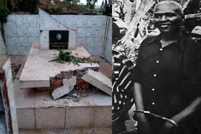 Profanation : La tombe d’Ernest Ouandié vandalisée