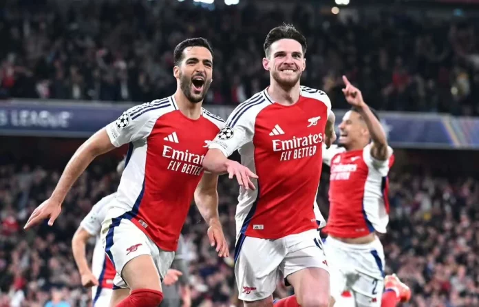 C1: Arsenal foudroie le Real (3-0) grâce au canonnier Declan Rice