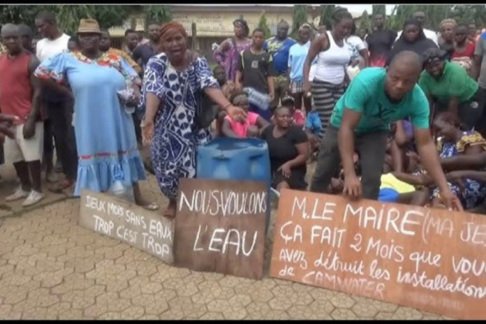 Eau potable : Les populations de Loum manifestent