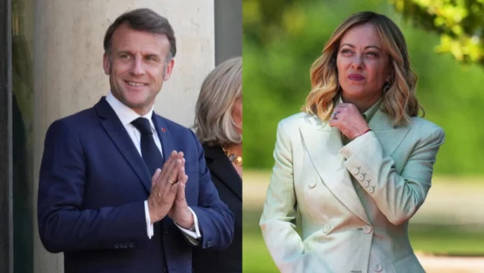 Pape à droite ou au centre? La presse italienne lance un match Meloni-Macron