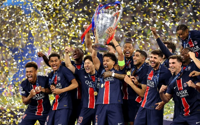 Ligue des champions: à Paris, la fête bat son plein après le sacre