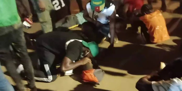 Yaoundé : Accident de la route après la victoire des Lions