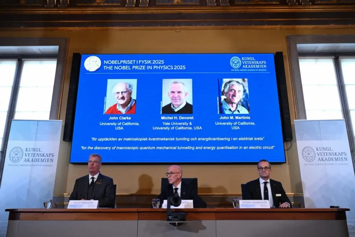 Nobel de physique: observer les propriétés quantiques des circuits électriques