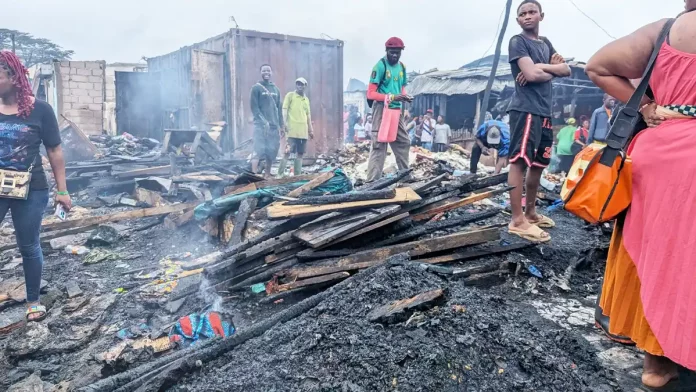 Douala-Bonadibong : Sept maisons détruites par un incendie