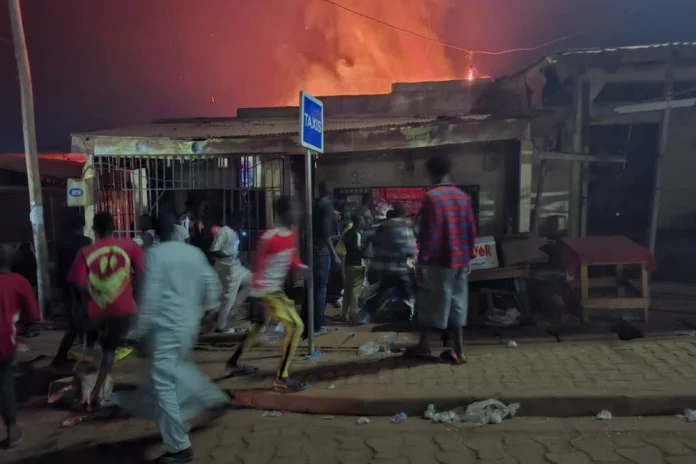 Batouri : Un incendie ravage des boutiques au marché central