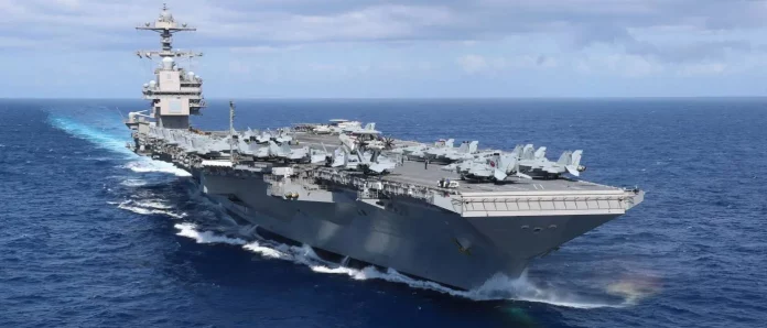 Plus long que la Tour Eiffel : le Gerald Ford, le plus grand porte‑avions du monde