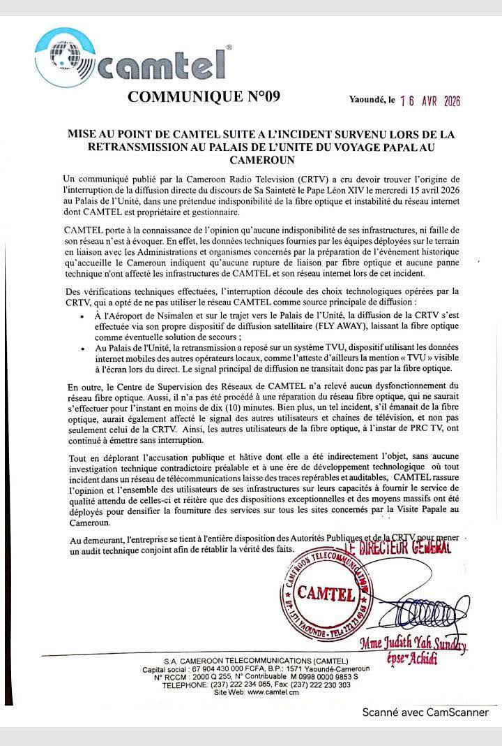 CAMTEL CRTV