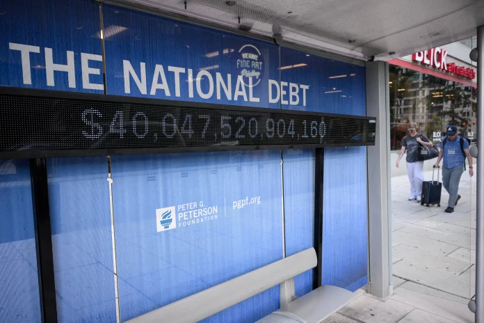 Dette fédérale américaine record : les États-Unis franchissent les 40.000 milliards de dollars