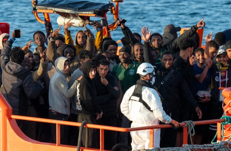 migrants secourus de l'atlantique